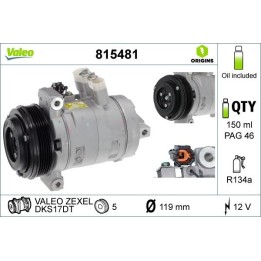 VALEO 815481 Kompresör Nissan Navara M9T