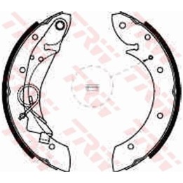 TRW Balata Pabuçlu Arkapartner 96- Partner Tepee 08- P405 I-II 87-99 Berlingo 96- Xsara Picasso 99-