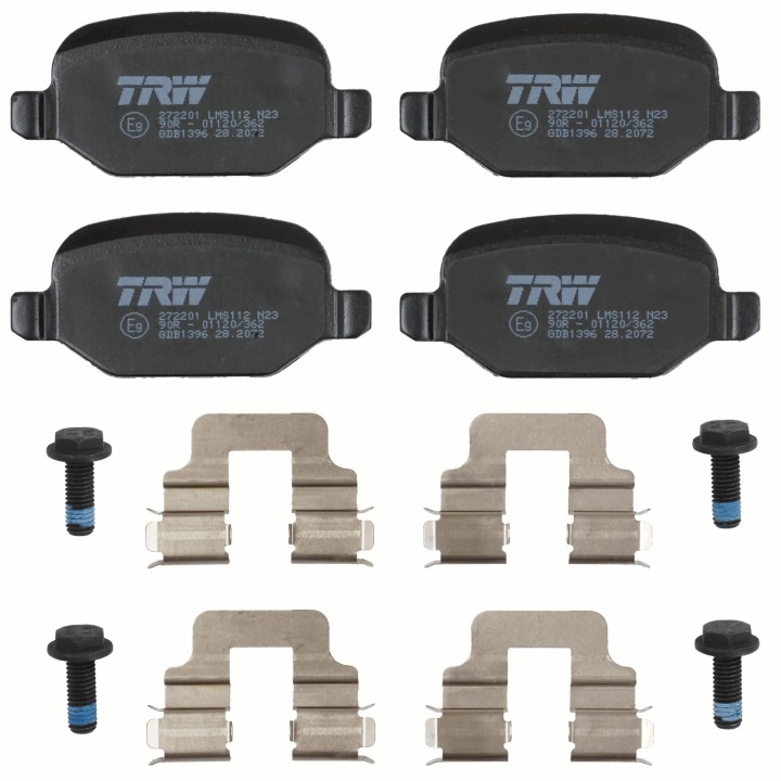 TRW Arka Fren Balatası Alfa Romeo 147 1.6 16V T Spark 1.9 Jtd Jtdm 16V 8V 2.0 16V T.spark 3.2 Gta 01-10 156 1.6 16V T.spark 97-0