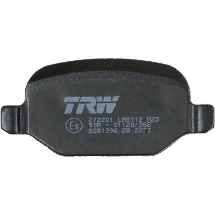 TRW Arka Fren Balatası Alfa Romeo 147 1.6 16V T Spark 1.9 Jtd Jtdm 16V 8V 2.0 16V T.spark 3.2 Gta 01-10 156 1.6 16V T.spark 97-0