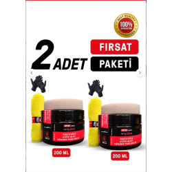 RTSTech 2 Adet Araba Oto Çizik Giderici, Parlatıcı, Pasta Cila Seti, Oto Bakım, Boya Koruma 400 ml