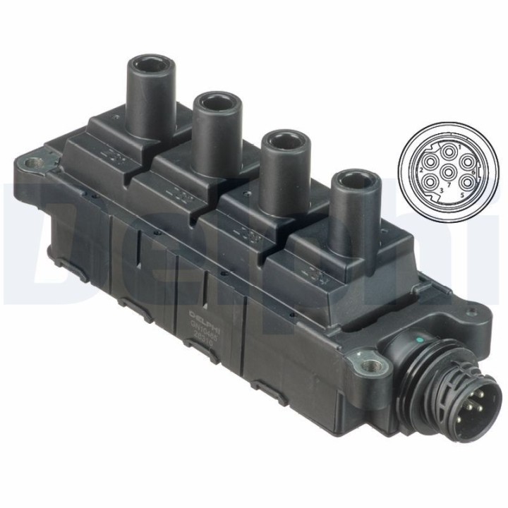 Ateşleme Bobini - BMW 316Ci, 316i, 318Ci, 318i, 318is, 318Ti, 518I, Z3 08/1989 + GN10465-12B1 Delphi