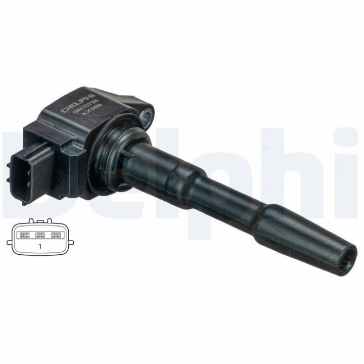 Ateşleme Bobini Dacia Renault Dokker Duster Lodgy Logan Sandero Captur Clio Duster Grand Scenic - GN10798-12B1 Delphi