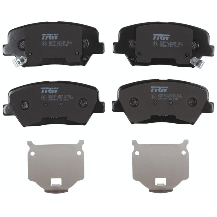 Disk Fren Balatası Ön Hyundai Elantra V Sedan 1.6 1.6 Crdi 1.8 Veloster 1.6 Gdi Mpi 11-18 I30 1.4 1.6 1.4-1.6 Crdi 1.6 vb. 09-15