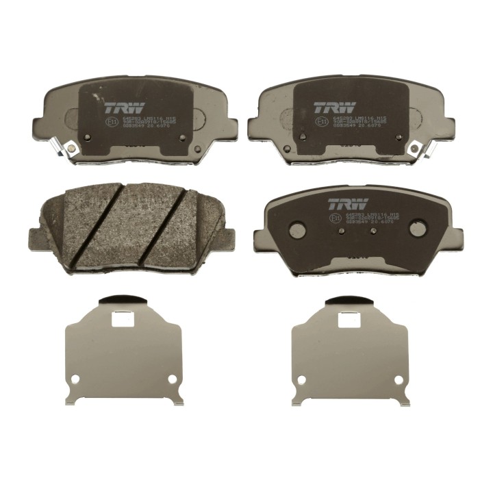 Disk Fren Balatası Ön Hyundai Elantra V Sedan 1.6 1.6 Crdi 1.8 Veloster 1.6 Gdi Mpi 11-18 I30 1.4 1.6 1.4-1.6 Crdi 1.6 vb. 09-15