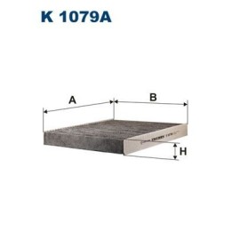 Kabin Filtresi (Polen) Karbonlu - VW Polo 1.2, 1.4, 1.4 Fsi, 1.4 Tdi, 1.6, 1.9 Tdi, 1.9 Sdi, 2.0 - Filtron K1079A
