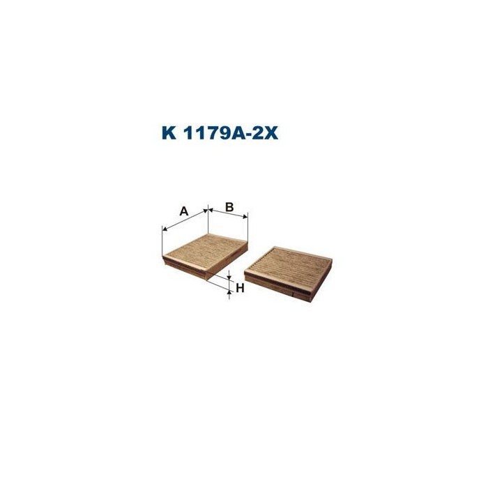 Kabin Filtresi - Citroen C3 II, DS3 / Peugeot 207 - Filtron K1179A-2X