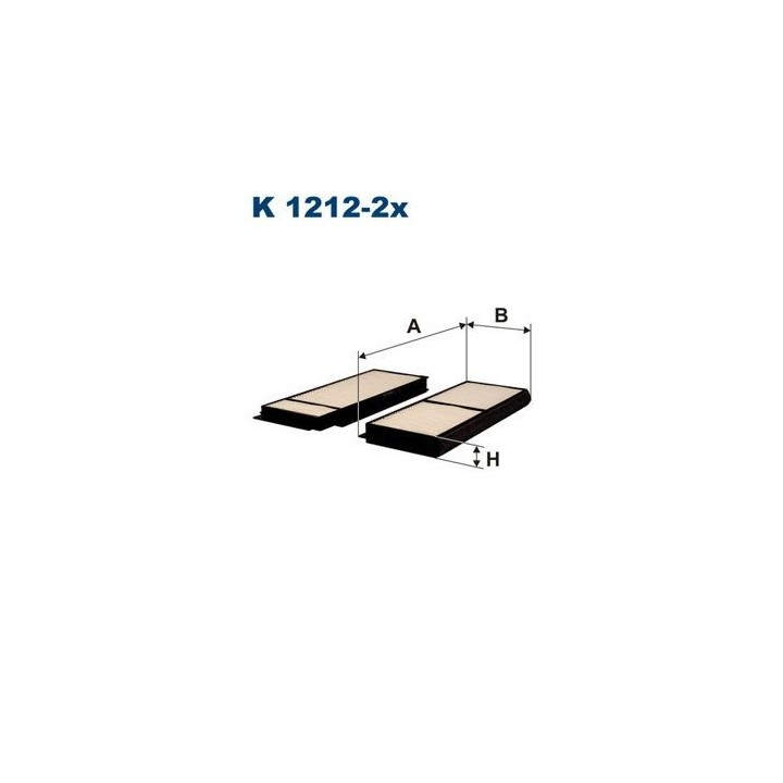 Kabin Filtresi (Polen) Takım (2 Adet) - Mazda 3 / 5 - Filtron K1212-2X