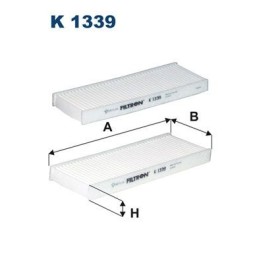 Kabin Filtresi (Polen) - Peugeot 301 (2013+) / Citroen C-elysee (2013+) - Filtron K1339-2X
