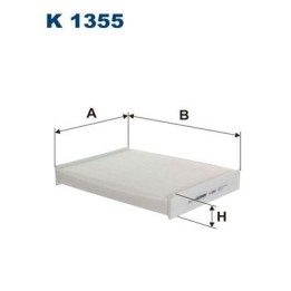 Kabin Filtresi (Polen) - Renault Megane IV, Espace V (2013+) / Nissan Qashqai II 1.5/1.6 Dci (2013+) - Filtron K1355