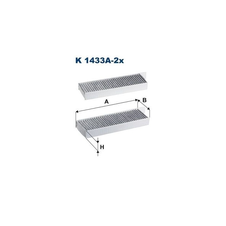 Kabin Filtresi Citroen C4 III (C41), Ds DS3 Crossback, Opel Corsa-F, Mokka B, Peugeot 208 II, 2008 II, MK V - Filtron K1433A-2x