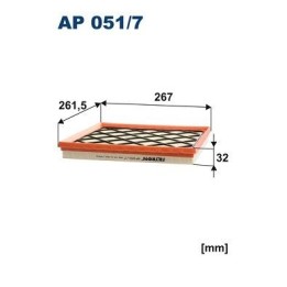 Hava Filtresi Opel Astra J (2009 - ), Zafira C (2011 - ), Chevrolet Cruze (2009 - ) - Filtron AP051/7